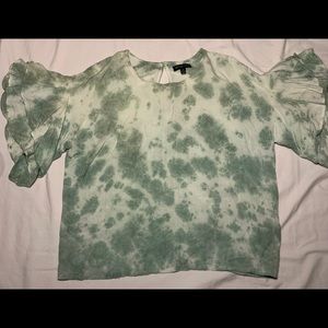 Style envy, green tye dye top